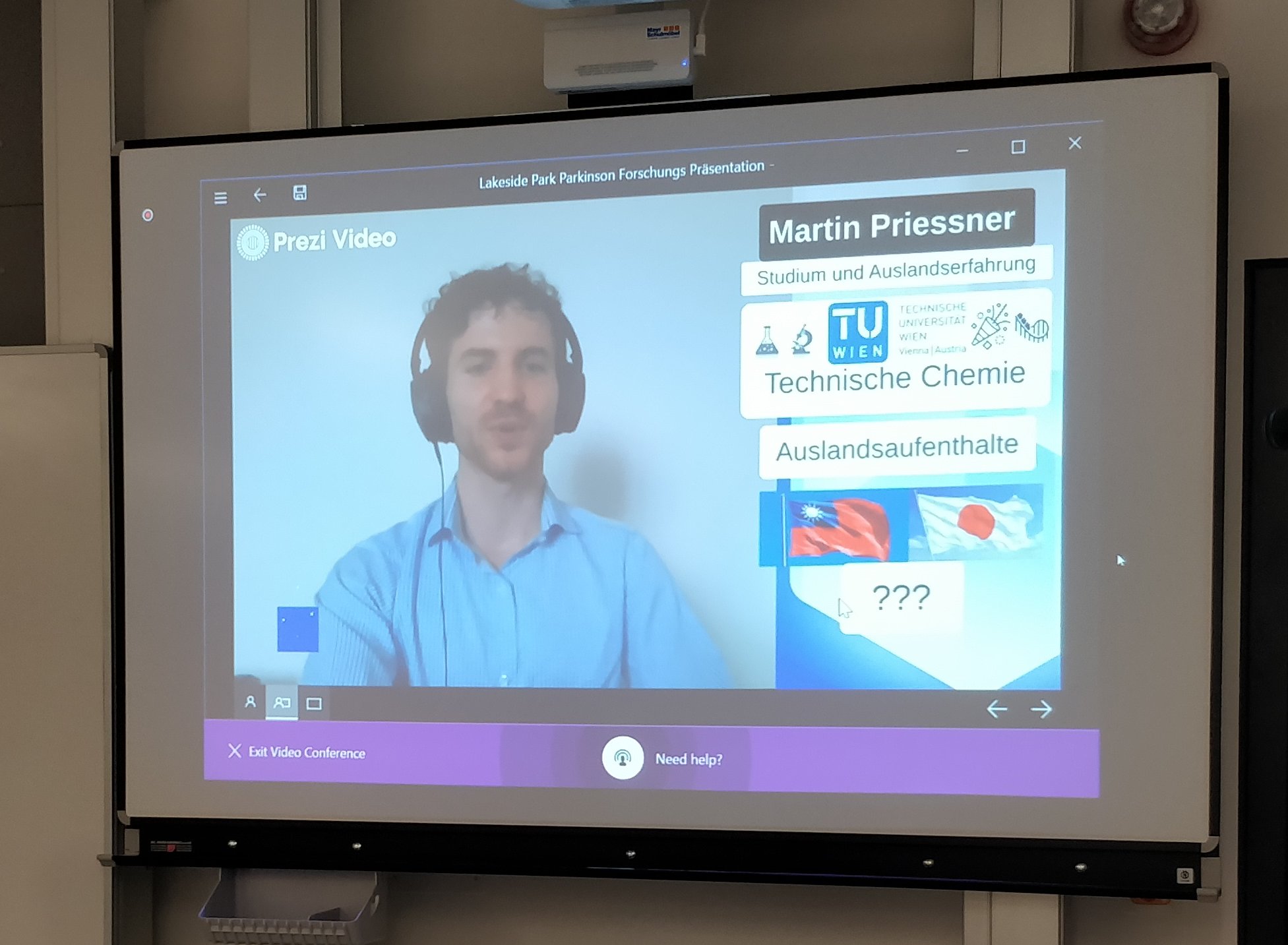 Martin Priessner live aus London zugeschalten