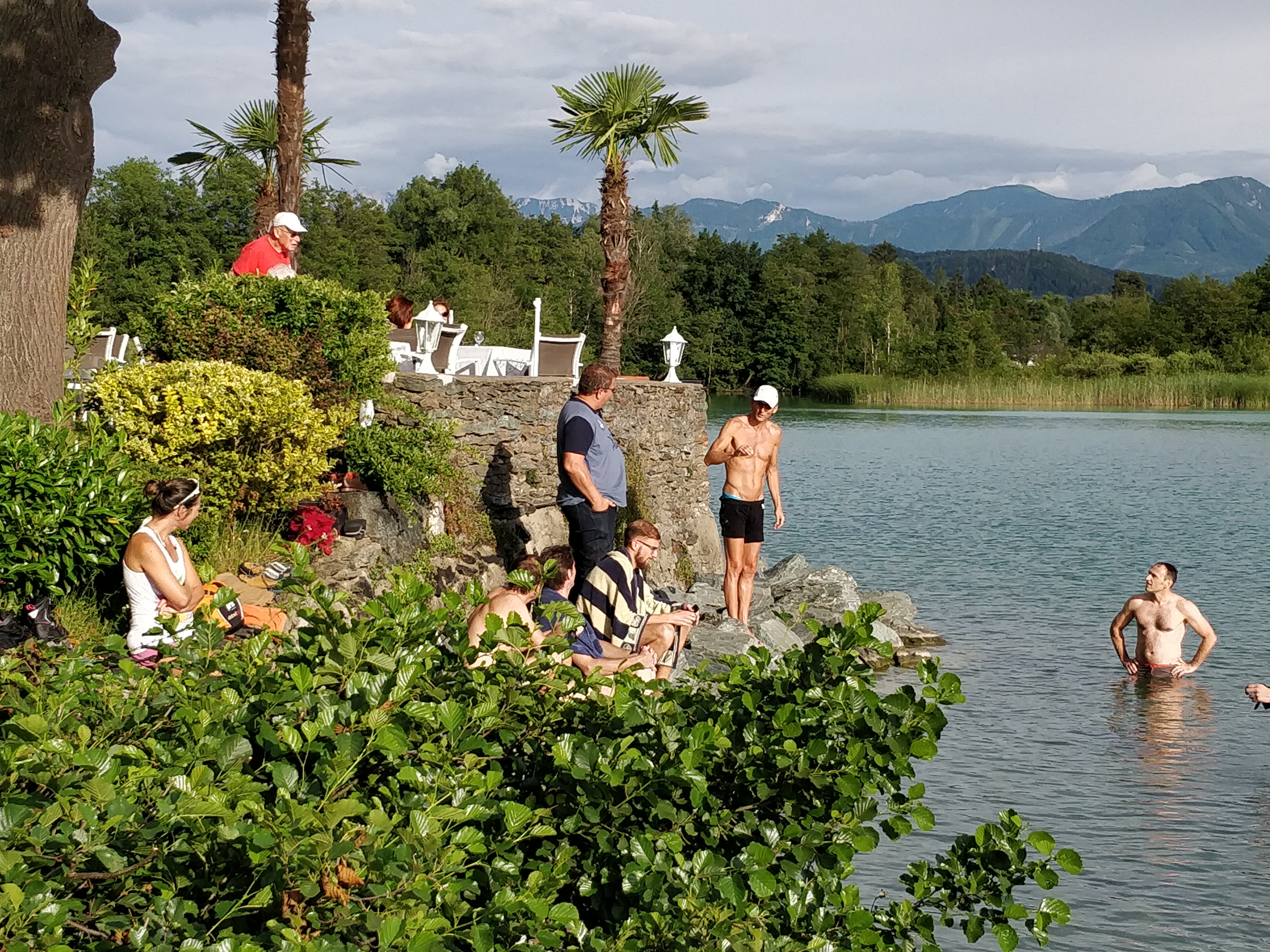 Die Lakeside Trainingseinheiten bei idealem Wettern waren heuer sehr beliebt.