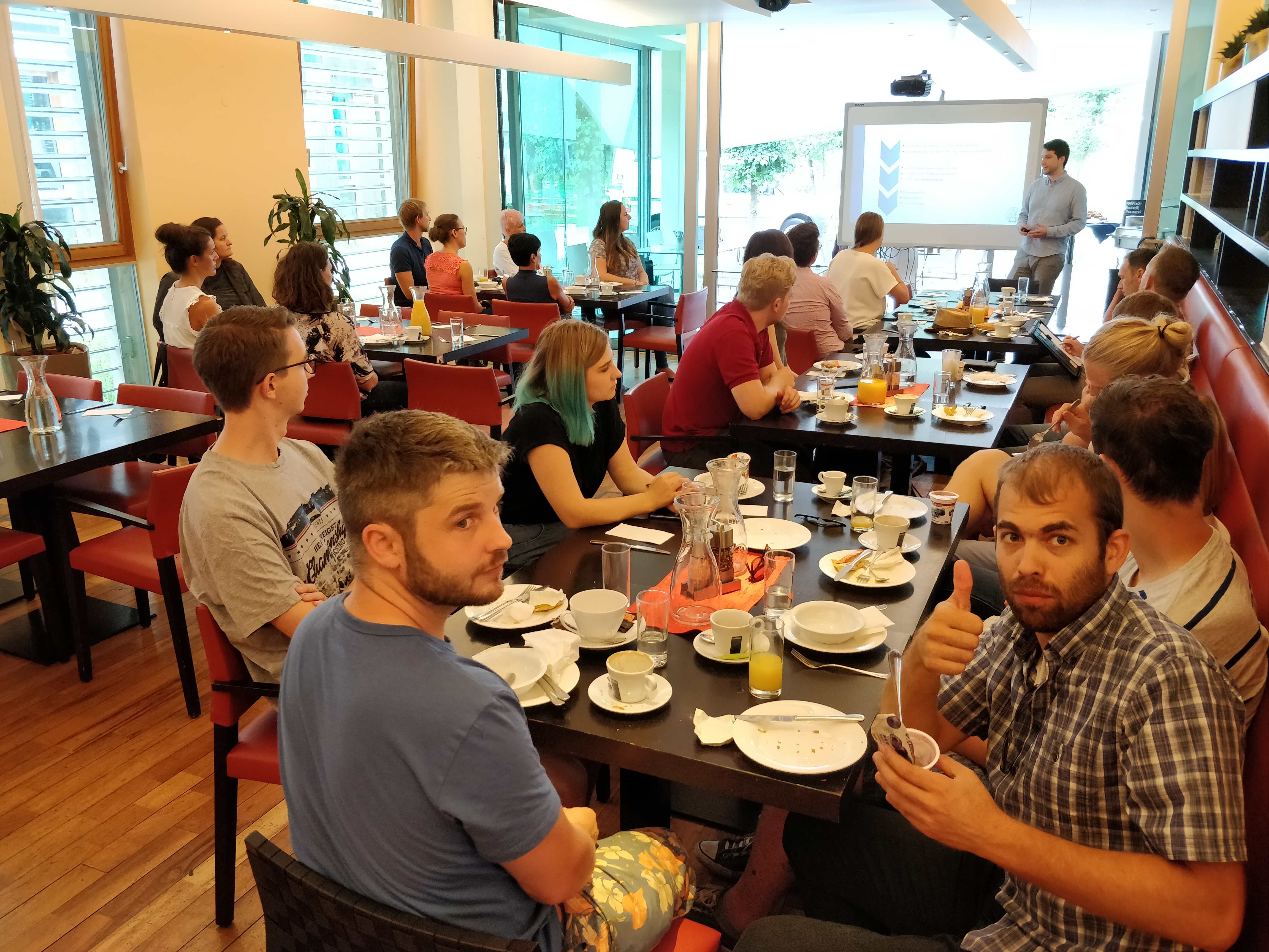 Die Themen ums Lakeside Recruiting interessierten viele Mitarbeiterinnen und Mitarbeiter der Unternehmen im Park